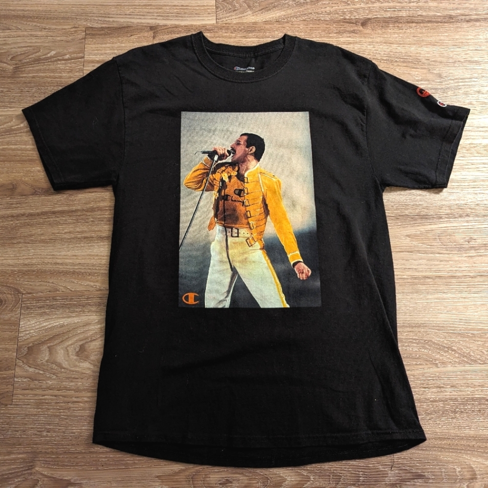Champion x Queen collab band graphic shirt L